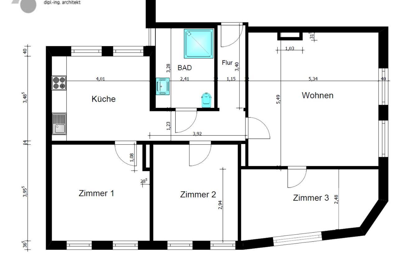 6 Personen Ferienwohnung - In Der Innenstadt Wilhelmshaven Esterno foto